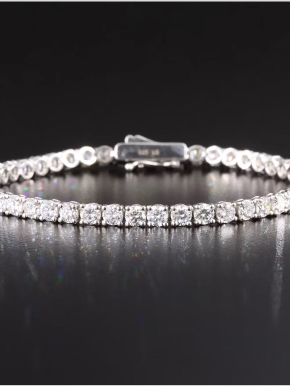 Sterling Silver 8.72 CTW Diamond Tennis Bracelet